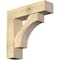 Ekena Millwork Westlake Block Rough Sawn Bracket w/ Offset Brace, Douglas Fir, 8"W x 30"D x 30"H BKT0806X30X30WTL05RDF - alternate 1